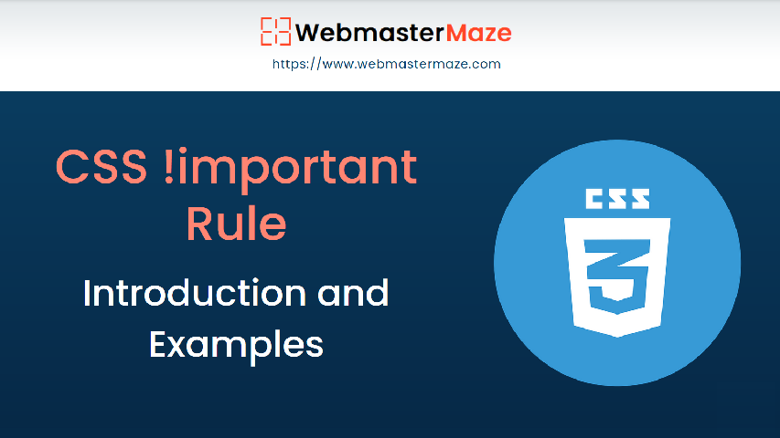 CSS !important Rule