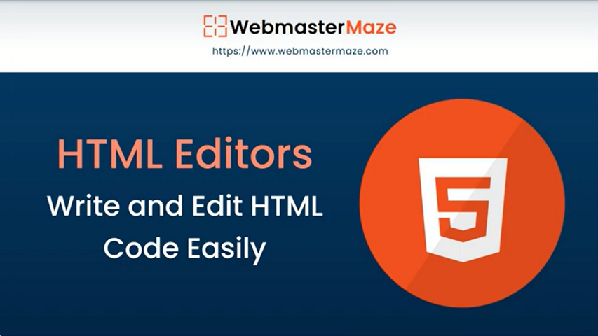 HTML Editors for Writing HTML Codes