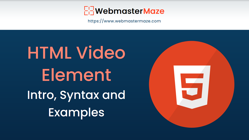 HTML Video Element