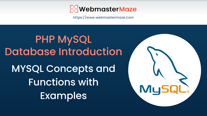 PHP MySQL Database Introduction