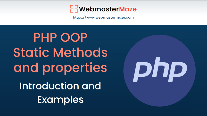 PHP OOP Static Methods