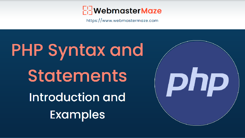 PHP Syntax and Statements