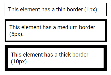 CSS Border Width Demo