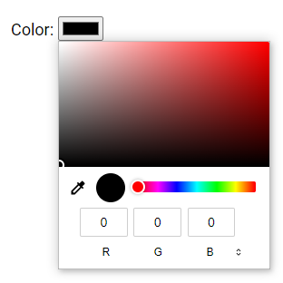 Input Type Color Demo