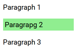 Adjacent Sibling Selector (+) Demo