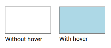 Hover on div demo