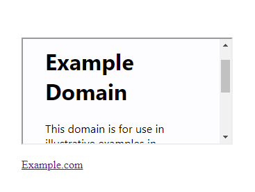 Iframe-target attribute Example