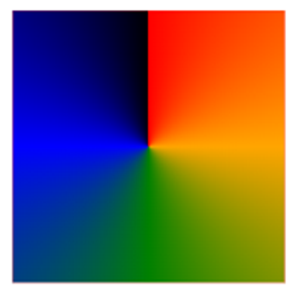 Conic Gradient: Five Colors Demo