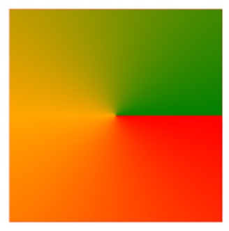 Conic Gradient With Specified "from angle" Demo 