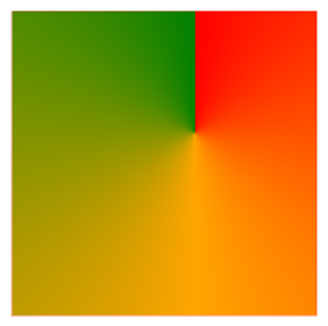 Conic Gradient With Specified "at position" Demo