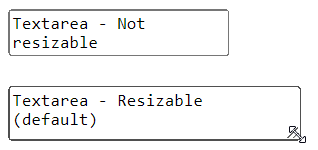 Resize None Property Demo