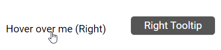 Right Tooltip Demo