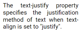 CSS Text Justify Demo
