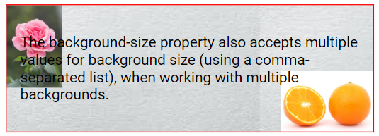 Sizes of Multiple Background Images Demo