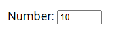 Input Type Number Demo