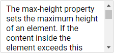 CSS max-height Property Demo