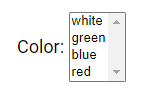 Select Element Multiple Demo