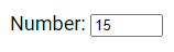 Numeric Input Field Demo