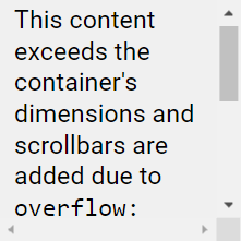 Overflow Scroll Demo