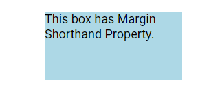 Margin Shorthand Property Demo