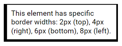 Specific Sides Width Demo