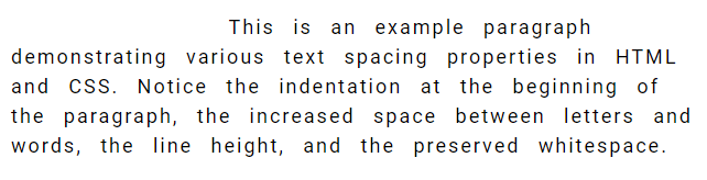 Text Spacing Demo