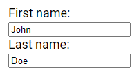 Value Attribute Demo