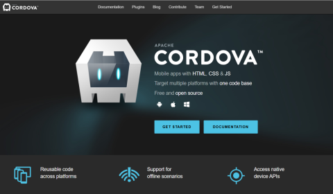 Apache Cordova screenshot