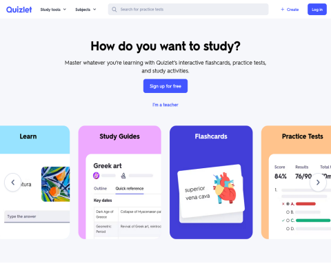 Quizlet screenshot