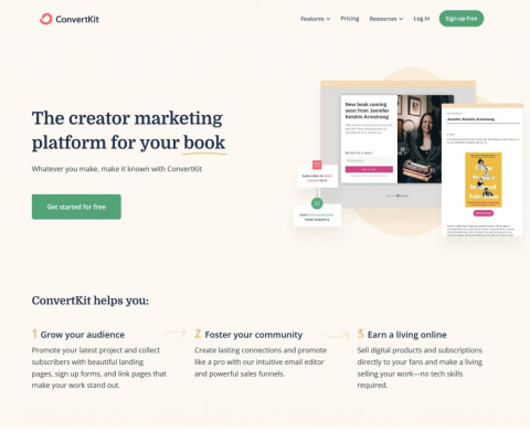 ConvertKit - Landing Pages & Newsletters for Affiliates