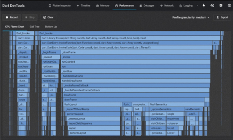 Flutter DevTools screenshot2