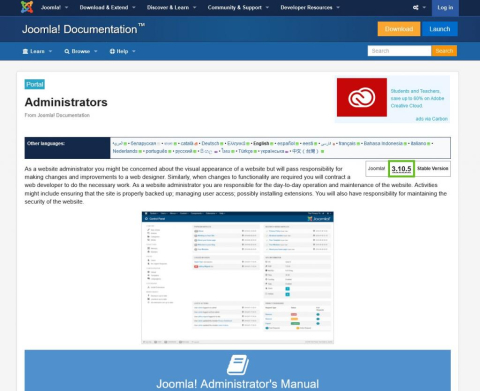 Joomla Usage and Admin Documentation