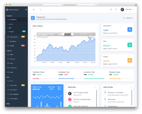 AdminLTE screenshot 2