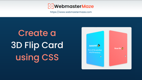 Create-3D-Flip-Card-using-CSS