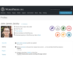 BuddyPress screenshot