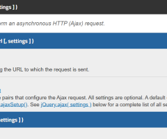 jQuery ajax screenshot