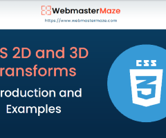 CSS 2D and 3D Transforms