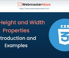 CSS Height and Width Properties