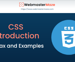 CSS Introduction, Syntax and Examples