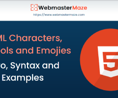 HTML Characters, Symbols and Emojies