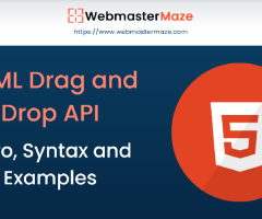 HTML Drag and Drop API