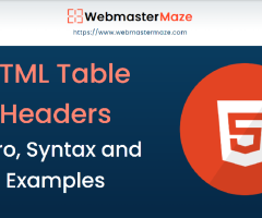 HTML Table Headers