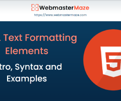 HTML Text Formatting Elements