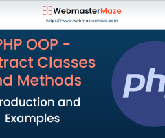 PHP OOP - Abstract Classes and Methods