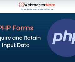 PHP Forms - Require and Retain Input Data