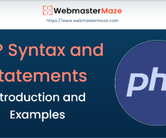 PHP Syntax and Statements
