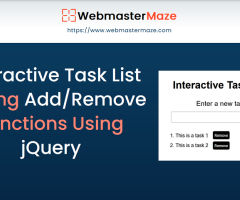 Interactive-Task-List-having-Add-Remove-Functions