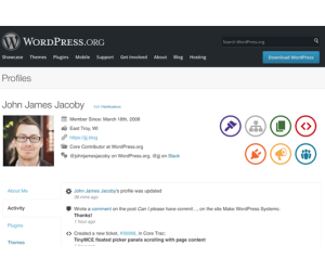 BuddyPress screenshot