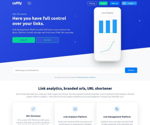 Cuttly - Free URL Shortner and Tracking Tool