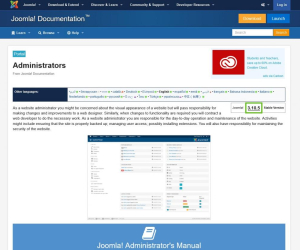 Joomla Usage and Admin Documentation